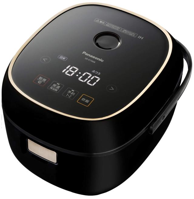 パナソニック 炊飯器 3.5合 ひとり暮らし IH式 ブラック SR-KT068-K(中古品)