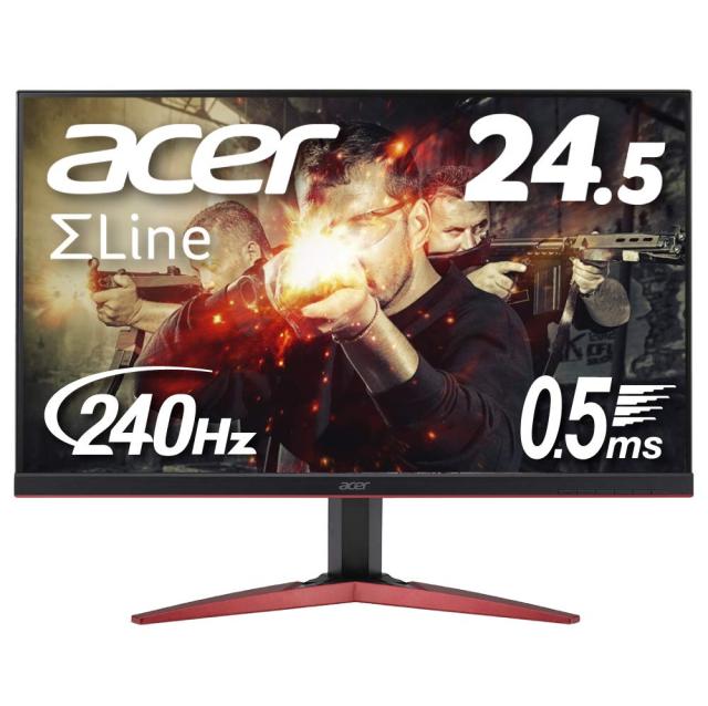 Acer ゲーミングモニター SigmaLine 24.5インチ KG251QIbmiipx 0.5ms(G(中古品)