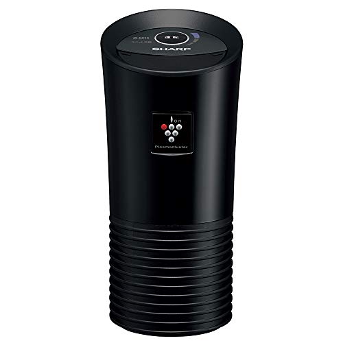 シャープ プラズマクラスター イオン発生機 車載用 カップ型 高濃度 25000 消臭 ブラック IG-KC(中古品)