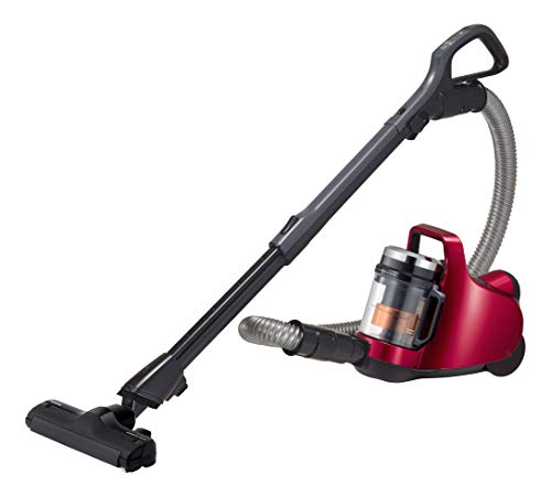 東芝 掃除機 サイクロン キャニスター型クリーナー コード式 軽量コンパクト トルネオミニ VC-C7-R (中古品)