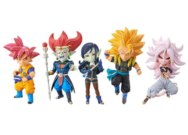 スーパードラゴンボールヒーローズ ワールドコレクタブルフィギュアvol.6 全5種セット(中古品)