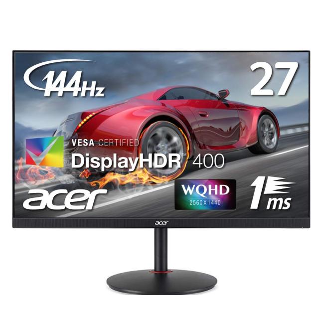 Acer ゲーミングモニター XV272UPbmiiprzx 27インチ IPS 非光沢 2560x1440(中古品)