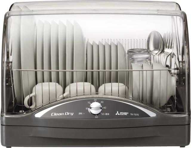 三菱 食器乾燥器 ウォームグレーMITSUBISHI TK-TS7S-H(中古品)