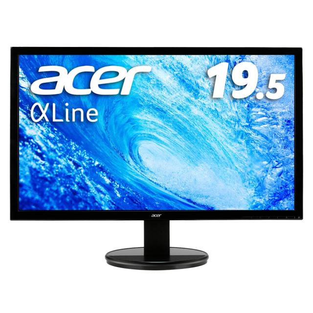 Acer 19.5型ワイド液晶ディスプレイ AlphaLine K202HQLAbmix (非光沢/1366(中古品)