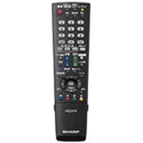 シャープ 純正テレビ用リモコン RRMCGB068WJSA【部品番号：0106380426】(中古品)