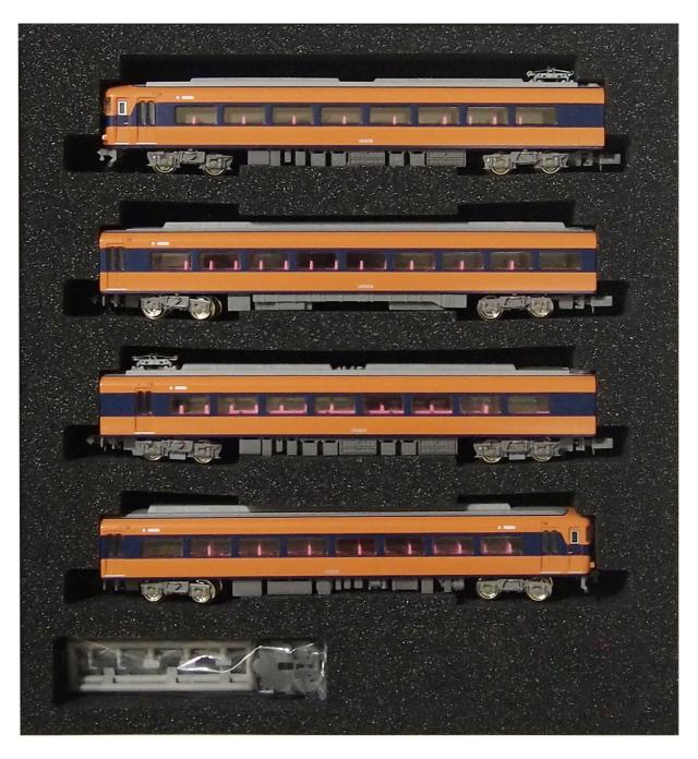 Nゲージ 50566 近鉄12410系 (現行塗装・喫煙ルーム無し・12415編成)4両編成セット (動力付(中古品)