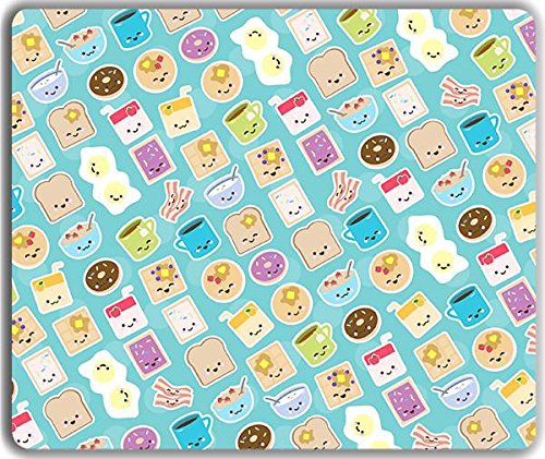 朝食ゲームマウスパッドby Inkedゲーム/ノンスリップ、ゴム、プロフェッショナルマウスマットの滑らかな表(中古品)