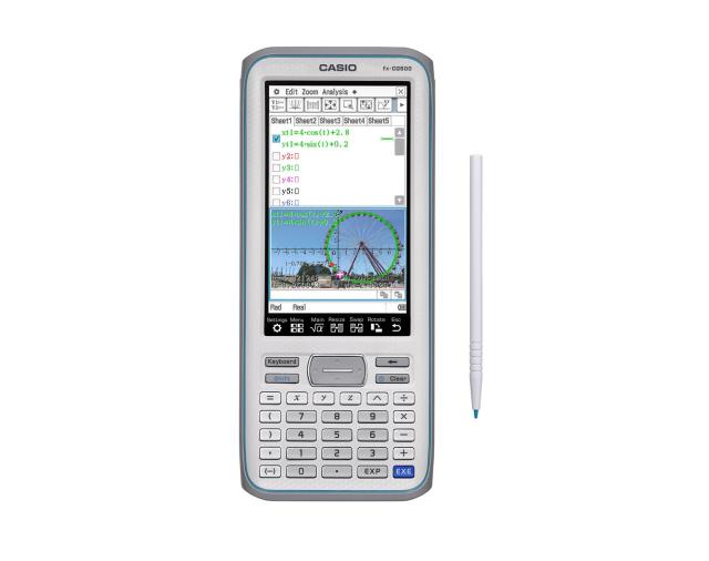 Casio Touchscreen with Stylus Graphing Calculator 4.8 (fx-CG500)(中古品)