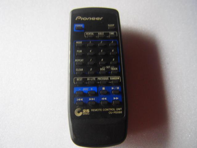 Pioneer CDチェンジャー PD-F25A用リモコン CU-PD088(中古品)