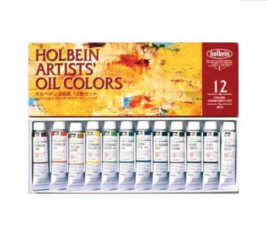 ホルベイン 油絵具 12色セット H911 10ml(4号)の通販は