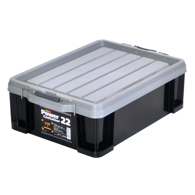 JEJアステージ コンテナ 日本製 耐久性強化 パワーコンテナ #22 [幅38×奥行54.5×高さ18cm]