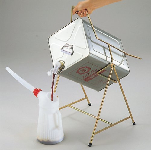 一斗缶スタンド らくする スチール