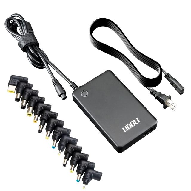 UDOLI [PSE認証済品]ノートパソコン電源アダプター90W パソコン電源コネクタ変換アダプター AC充電器 コネクタ13種類 Asus Sonyの通販は 5,337円