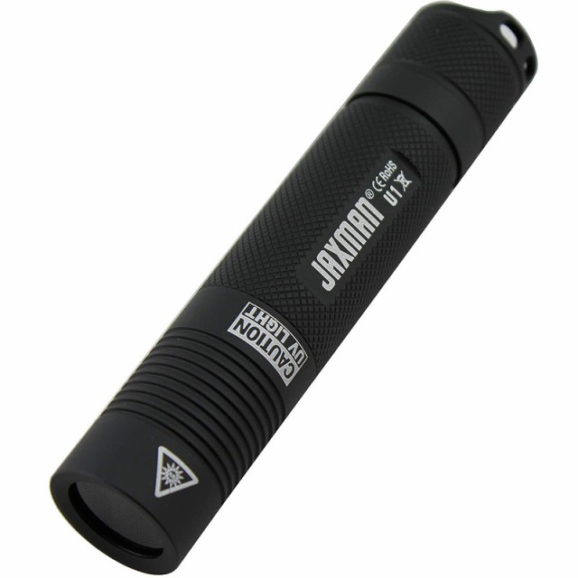 JAXMAN U1 UV ブラックライト 紫外線ライト 365nm 18650 3W LED懐中電灯 お金の検出器 蛍光剤検出光(U1/UV 365n