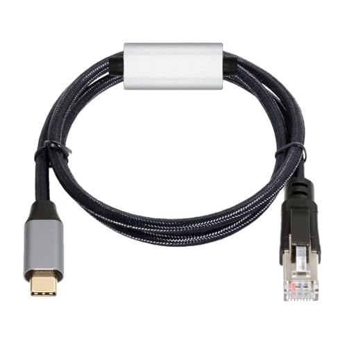 USB C から イーサネット ケーブル USB タイプ C から RJ45 オス コード 直接接続 1000Mbps ギガビット LAN ネットワーク Thunderbolt3 と互換性あり 送料無料