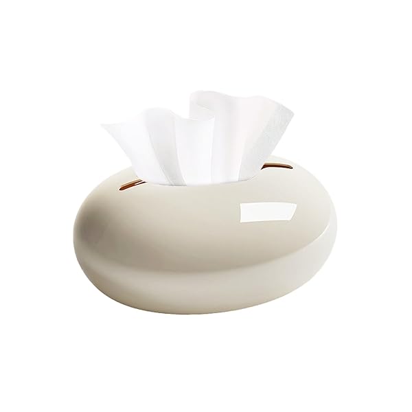 ペーパー ポット 磁気吸引紙ボックス ティッシュカバー ソフトパックティッシュ専用 パッケージを隠して収納 インテリア コンパクト おしゃれ かわいい 便利 ホームデコレーション ダイニングテーブル用 乳22.7*10.9*17cm 白色