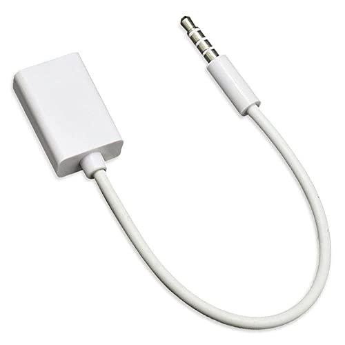 AUX端子 から USB 3.5mm オス AUX オーディオジャック プラグ から USB