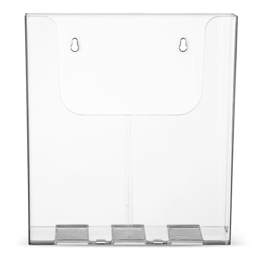 カタログスタンド A4縦型 チラシケース アクリル製 壁掛け カタログケース パンフレット立て パンフレットスタンド POP広告スタンド 透明ア ル 両面粘着パッドと釘付き 吊り下げ式 ホテル 会社 店舗 イベント用 店舗販促 オフィス 机上用品