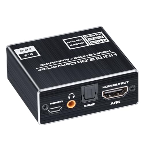 HDMI機器を切替 分配できる4K HDR 音声分離 対応 マトリクススイッチ RS-HDSW42A-4KZ 音声分離 5.1ch Dolby Atm HDMI 切り替え器、 4K 60hz HDMIスイッチスプリッター 2x2 2x4 HDMI