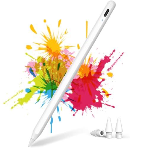 タッチペン iPad用ペン 急速充電 iPad用タッチペン スタイラスペン 超高精度 極細 iPad用 pencil 互換ペン 傾き感知 / 磁気吸着 / 誤作動防止機能対応 軽量 耐摩 2018年以降iPad / iPad Pro / iPad air / iPad mini対応 USB充電式 送料無料