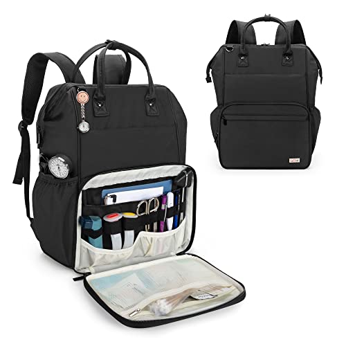 訪問看護 バッグ リュック 往診 介護 医療 訪問 看護リュック 大容量 2Way (ブラック)