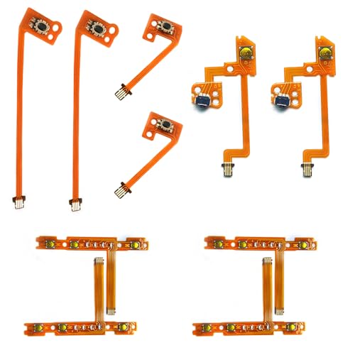 switch lrボタン 修理 交換用部品 Switch Joy-Con 左/右 L/ZL/ZR/SL/SR コントローラ修理キット 交換パーツ 修理パーツ 部品 代替品 互換品 (10インストール) 送料無料