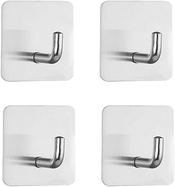 壁掛け粘着フック タオルフック 壁を傷つけない 90度フック部設計