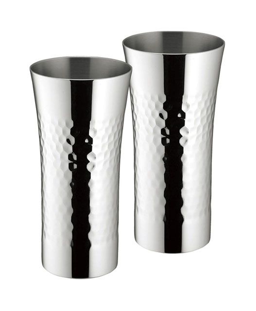 【 厳選 お歳暮 2025 】 オールステンレス タンブラー 保冷 ハイボール ビール 酒器 YU-EN プロofスティールタンブラー 2PCS つち目