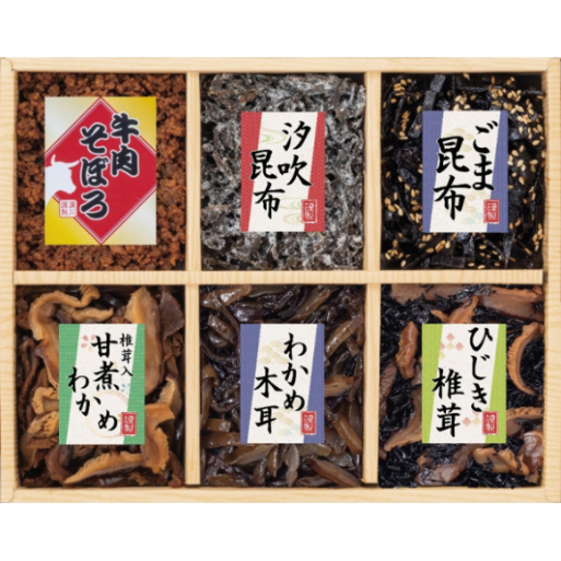 【 定番 人気 ギフト 】 廣川昆布 風味彩々 6品佃煮詰合せ 佃煮 惣菜 ギフトセット 和食 洋食 そうざい どんぶり 丼 おつまみ おうちごはん 時短 お取り寄せ ギフト こだわり 詰め合わせ 高級 詰め合わせ お返し お祝い 逸品 ご飯のお供 ごはんのお供 プレゼント