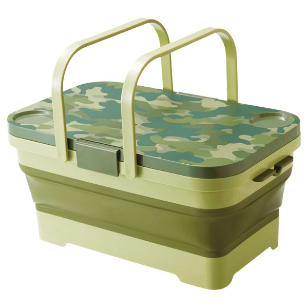 【 送料無料 人気 冬ギフト 】 折りたたみバスケット&テーブル Milargo(ミラーゴ) 折り畳みバスケット テーブル ハンディテーブル ピクニックバスケット レジャーテーブル レジャー ボックス 花見 BBQ プラスチック製 運動会 行楽 コンパクト 軽量 軽い 持ち運び キャ