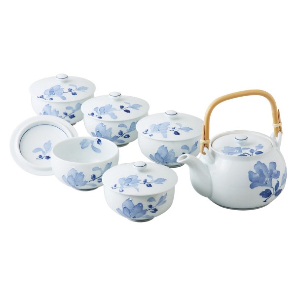 【 最新 2025 春 ギフト 】 波佐見焼 辻が花 蓋付茶器揃 仙茶碗 蓋つき 土瓶 湯呑 日本茶 お茶 食器 うつわ 食卓 和食 洋食 中華 朝食 ランチ モーニング ブランチ ディナー 夕飯 夜食 おやつ デザート ティータイム アフタヌーンティーの通販は