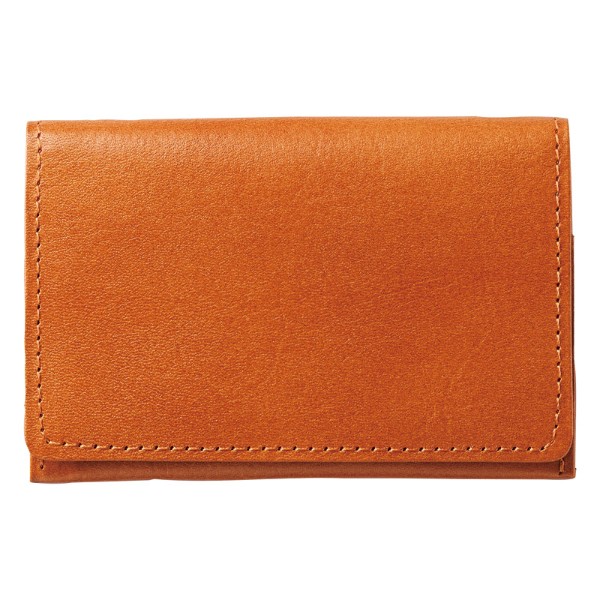 【 厳選 お歳暮 2025 】 手塗りオイルレザー 名刺入 カードケース ブラウン