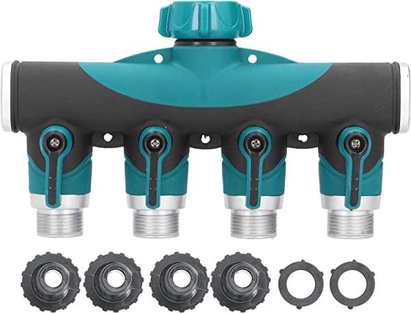 Amazon | Sugarello 散水コネクタ 4分岐蛇口 ホース分岐コネクタ