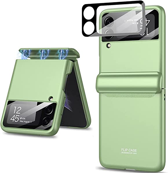 Galaxy Z Flip 4 2022 SCG17 SC-54C ケース カメラフィルム 一体式 ヒンジ保護 曲面対応 カメラ保護 お洒落 ギャラクシー ゼット フリップ4 カバー シート 耐衝撃性 指紋防止 擦り傷防止 Z Flip 4 保護ケース 超軽量 着脱簡単【ライトグ...の通販は 5,798円