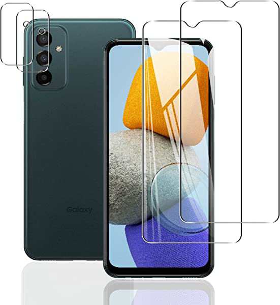 【2+2枚セット】 Galaxy M23 5G 用の フィルム Galaxy M23 ガラスフィルム（2枚入）+レンズ保護フィルム（2枚入 ...