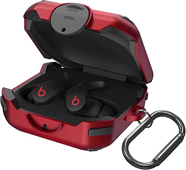 Beats Fit Pro ケース カバー TPU PCの二重素材 安全なロック機能