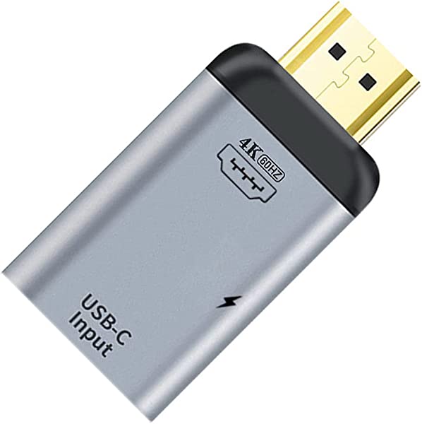 USB-C TypeCメスソースからHDMIシンクHDTVおよびPD電源アダプター4K60hz 1080p（電話およびラップトップ用） 送料無料