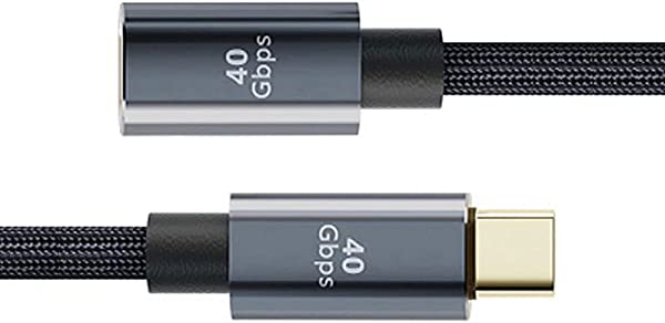 USB 4 ケーブルオス メス 40Gbps 延長 ケーブル 100W充電 8K@60HzThunderbolt 3/4 80 cmと互換性がある 送料無料