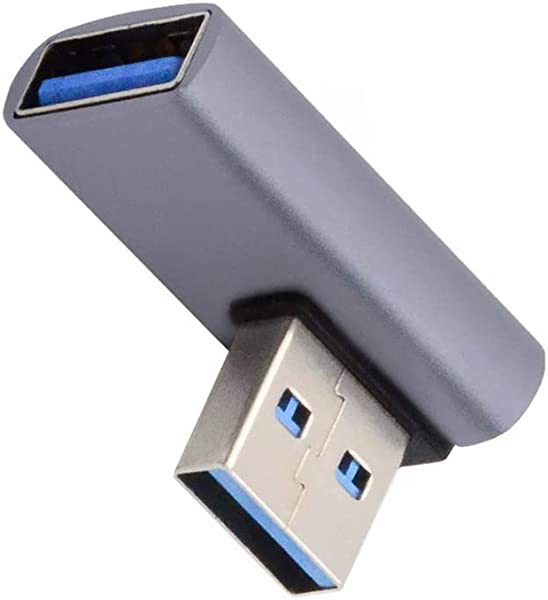 【送料無料】USB L字 アダプタ USB 3.1 アダプタ L字型 USB L字 変換 USB L字 延長アダプタ 10gbps 急速充電＆高速データ同期 対応 直角9