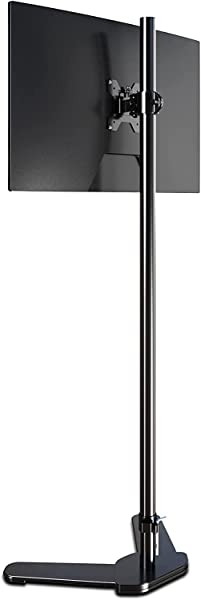 自立式 PC モニタースタンド 120CM高いアーム 13-27インチ対応 液晶ディスプレイ スタンド VESA規格 75-100mm 耐荷重10kg