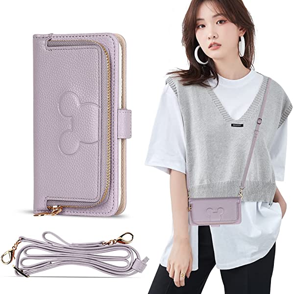 iPhone 11 (6.1) ケース 手帳型 ショルダー ストラップ 小銭入れ 動物 肩掛けケース 斜めがけ 女性向け かわいい おしゃれ 財布型 首かけ 耐衝撃性 コインケース カード収納 女性 上品 マグネット式 スマホケース 手帳 落下防止 TPU スタンド機能 スモーキー ...の通販は 5,394円