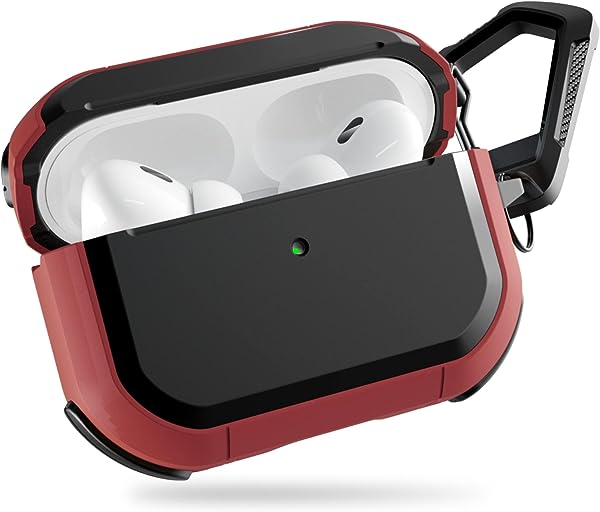 AirPods Pro 第2世代用 ケース,PC+TPU 落下防止 耐衝撃 充電対応