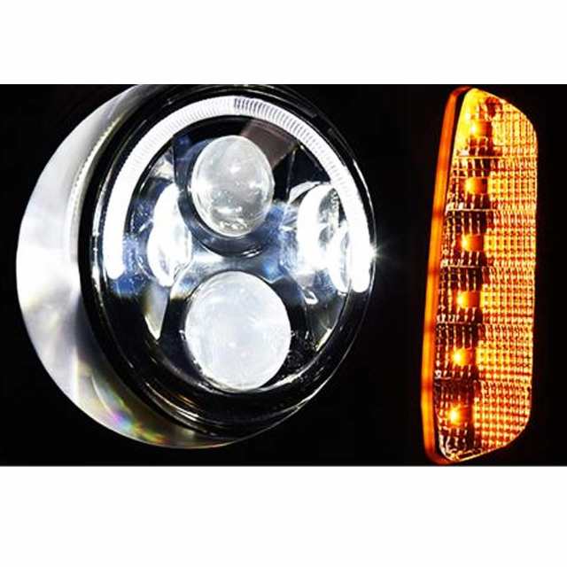 JB23 ジムニー LED リング 付き LED ウィンカー フル メッキ ダブル