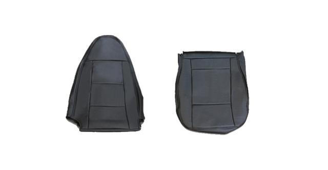 三菱ふそうNEW スーパーグレート シートカバー 艶無し 黒 助手席 パンチングレザー ブラック AP-CV009Lの通販は