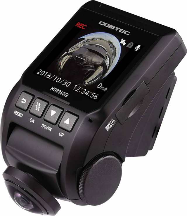 COMTEC HDR360G 一体型360度カメラドライブレコーダー