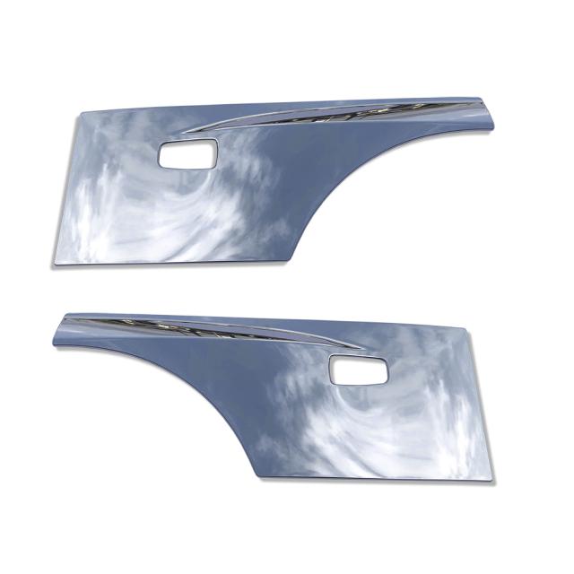 日野 プロフィア フロント ドア ガーニッシュ スチール製 メッキ H15.11~H29.3 前期 後期 トラック用品 新品 AP-T259の通販は