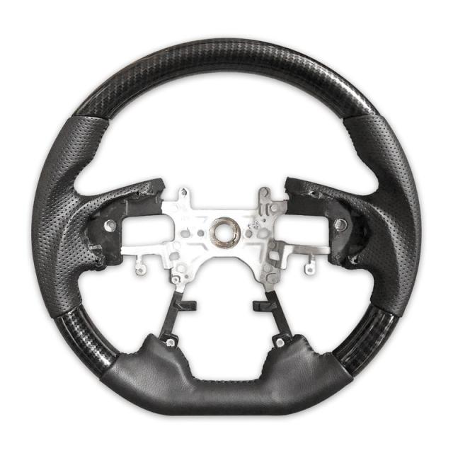 ホンダ オデッセイ RC1 RC2 RC3 RC4 パンチングレザー ガングリップ ステアイング カーボン調 車種設計の通販は