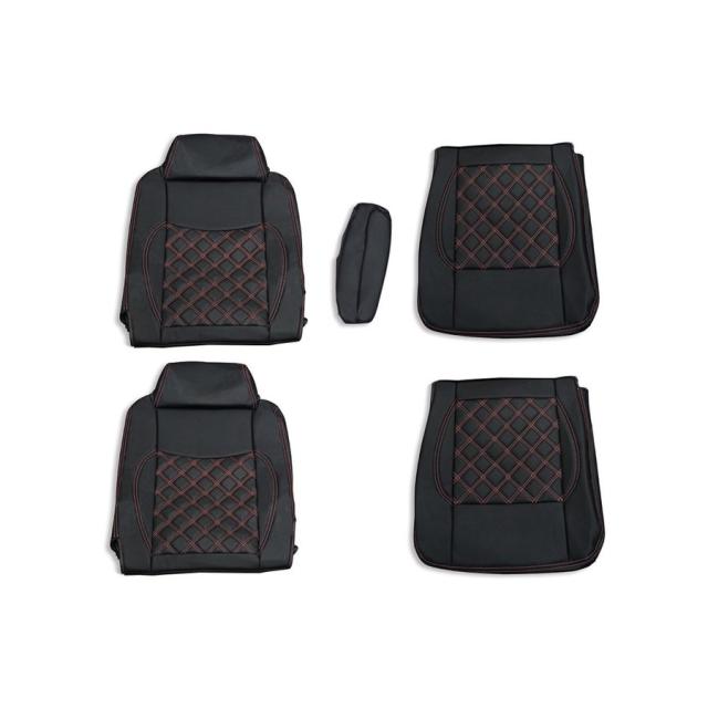 シートカバー 日野 レンジャープロ 標準用 運転席 助手席 セット キルティング レッドキルト　RM-CV010RL-RLの通販は 11,310円