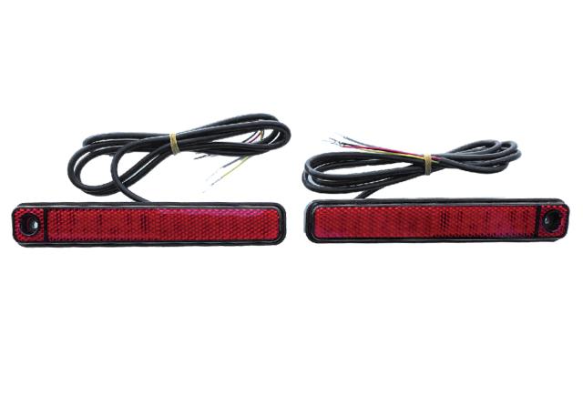 ダイハツハイゼットトラックS500P系後期LEDリフレクター流れるウインカー機能付きシーケンシャルブレーキランプ2個セット JP-HT014-RDの通販は