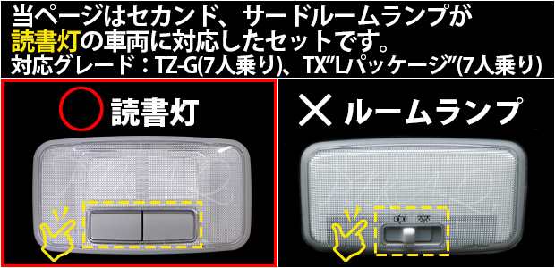 トヨタ ランドクルーザー プラド Trj Gdj150系 後期モデル 2nd 3rd読書灯 対応 White Cob 車種専用設計ルームランプ ホワイト 6個の通販はau Pay マーケット ピカキュウモバイル カーled専門店